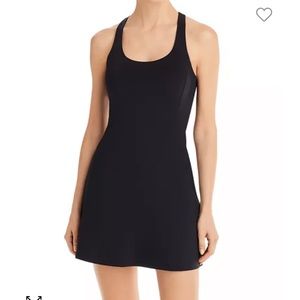 Girlfriend Collective Black Paloma Racerback Dress NWT